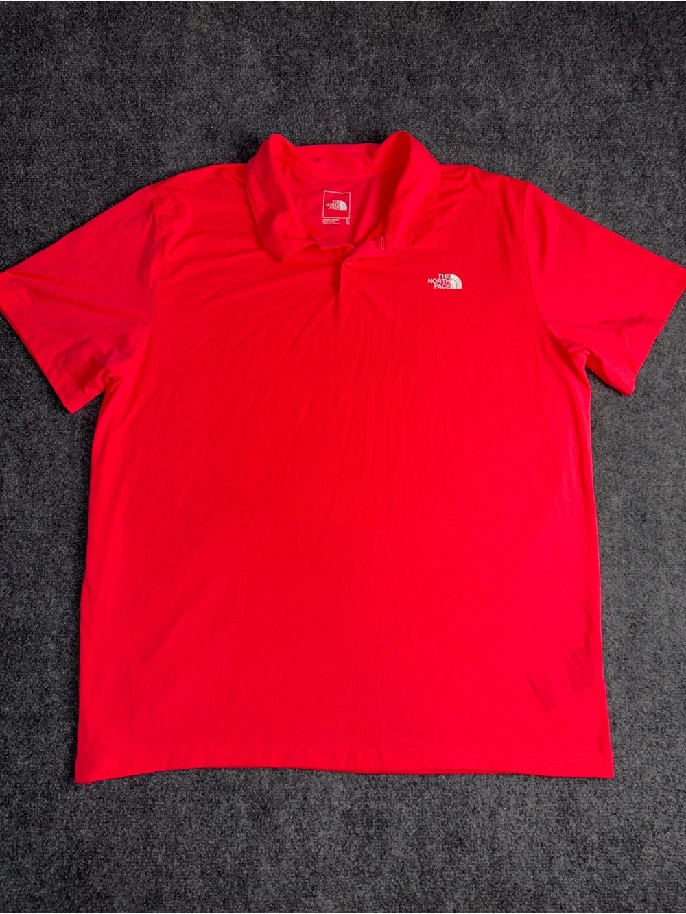 The North Face Men's XL Bright Hot Pink Short-Sleeve Polo Flashdry